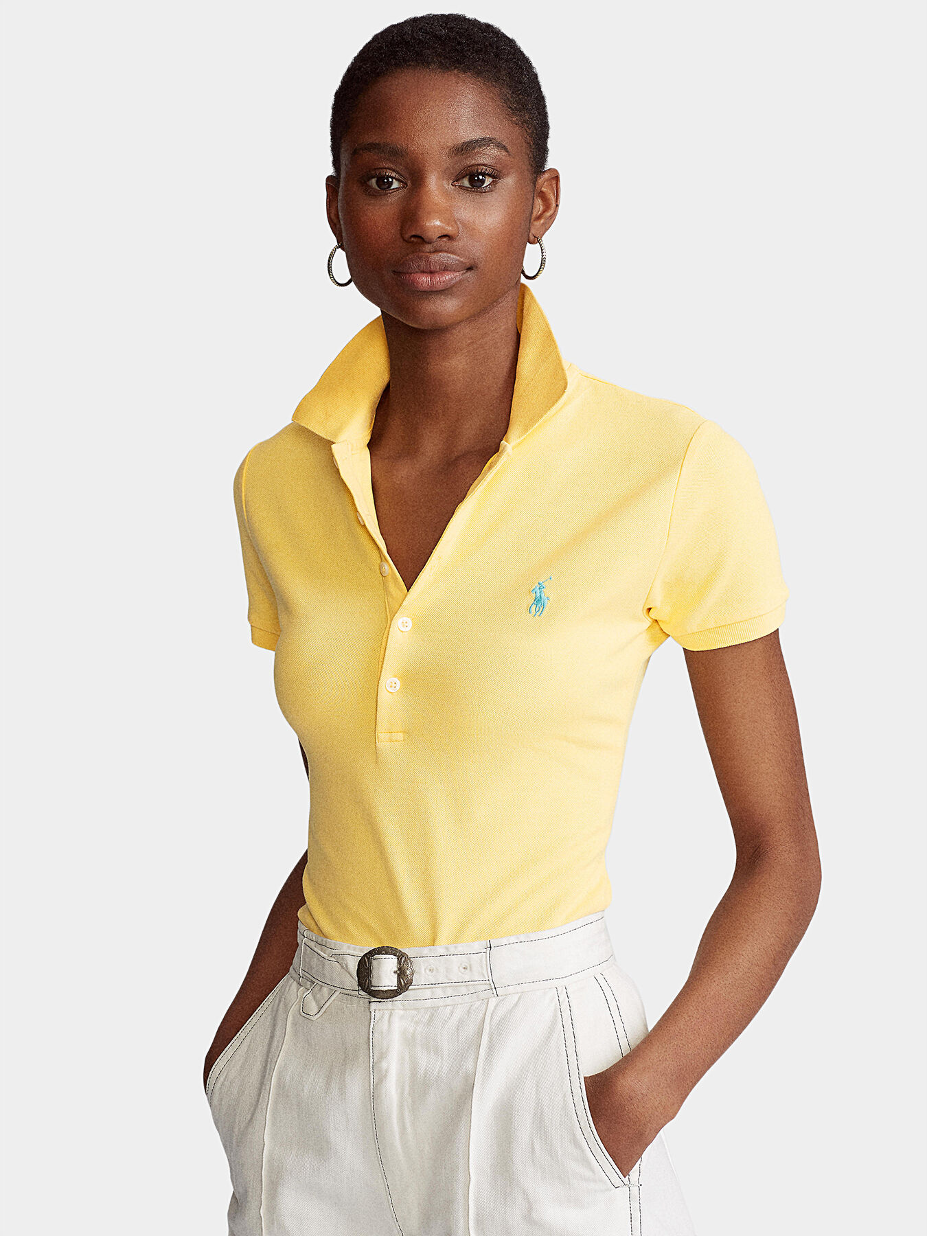 Yellow Polo shirt brand POLO RALPH LAUREN Globalbrandsstore en