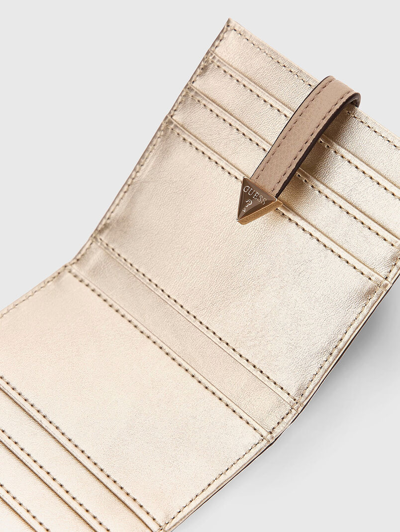 LAUREL cardholder with monogram in brown - 3