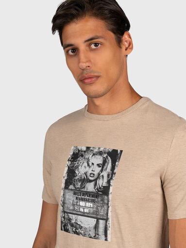 Printed T-shirt with logo patch - 3