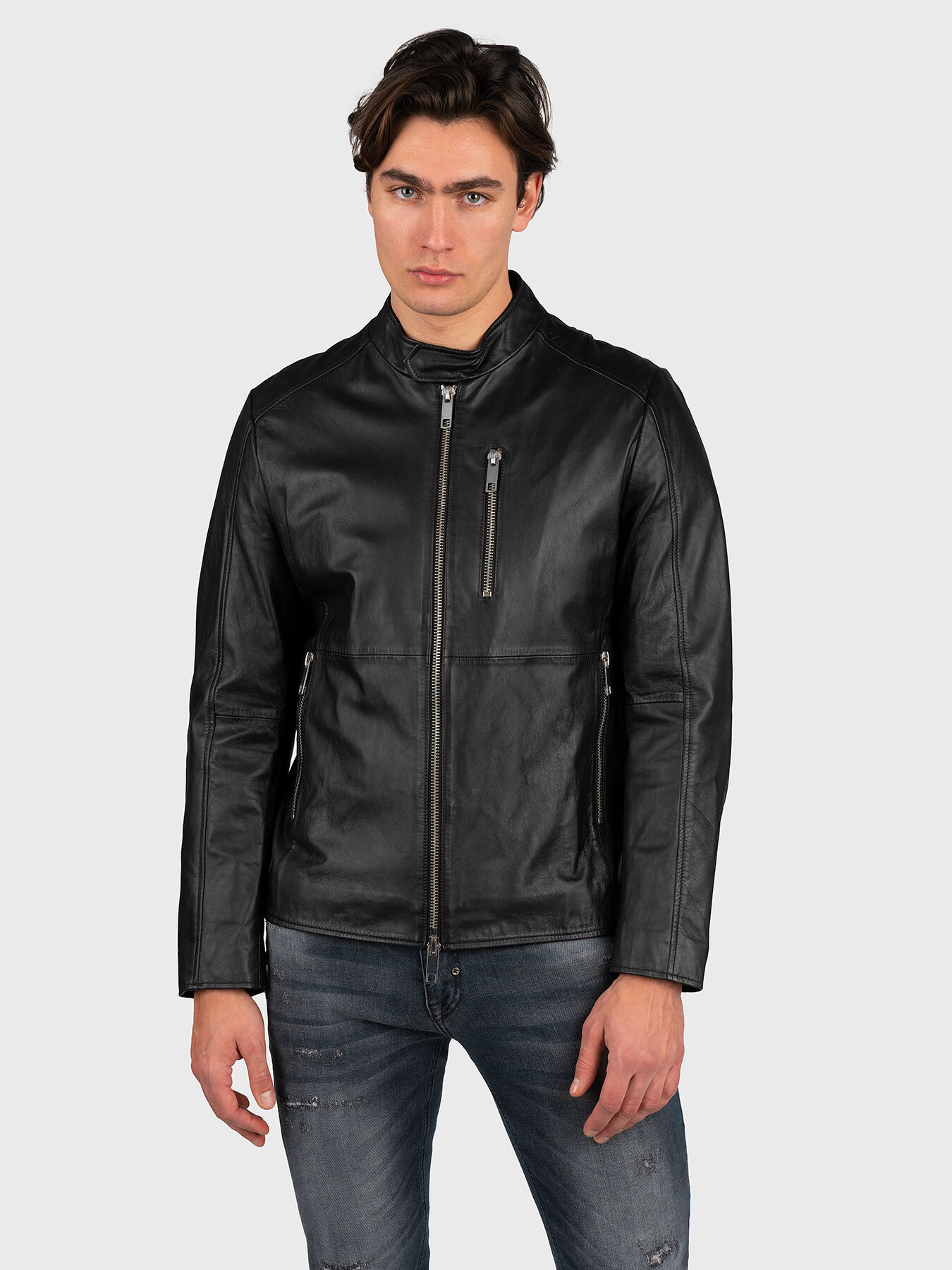 Leather biker jacket brand ANTONY MORATO Globalbrandsstore en