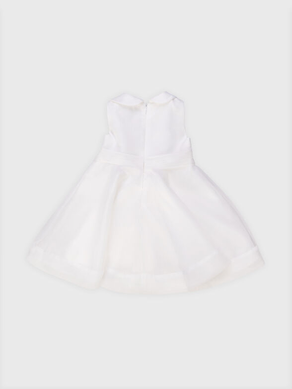 White dress with bow - 2