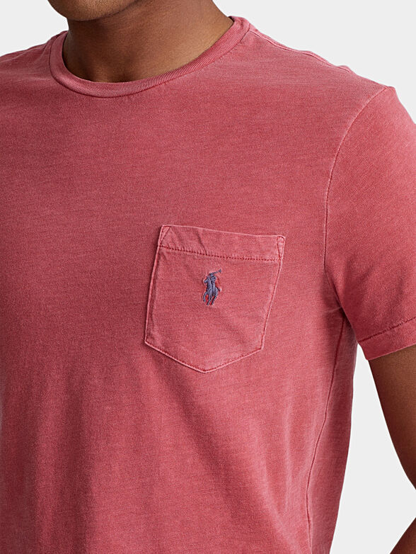 Cotton t-shirt with pocket - 2