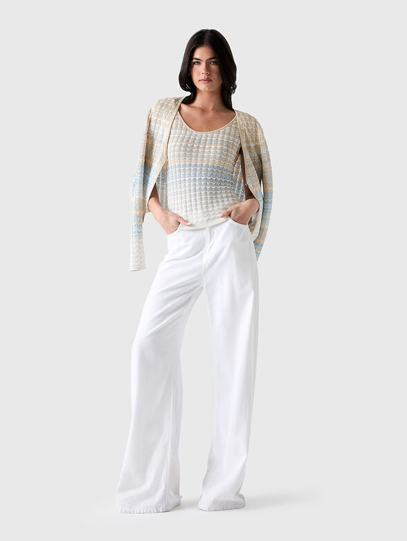 Knitted top made from a viscose blend - 2