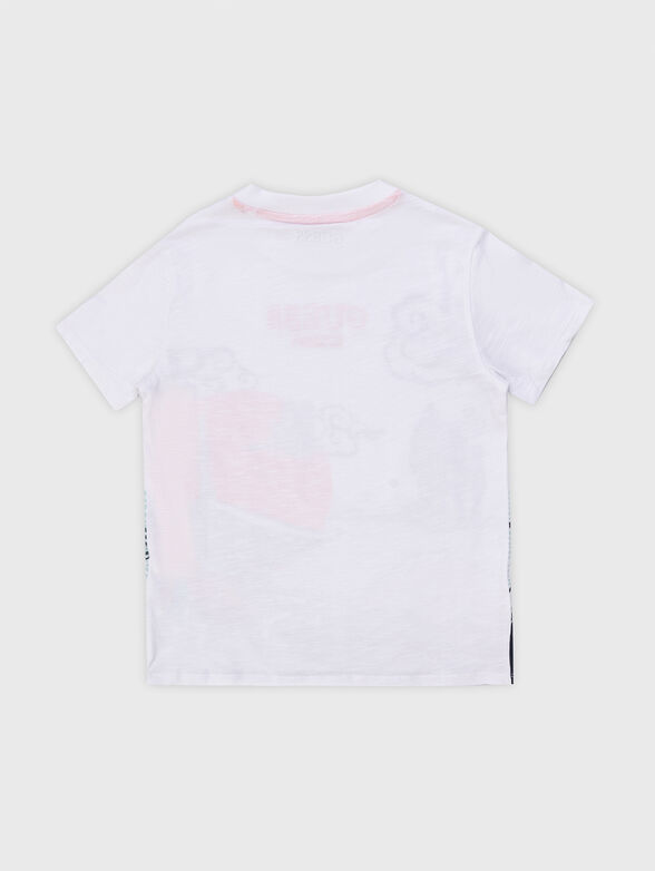 Printed T-shirt in cotton  - 2