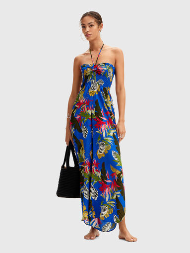 Jumpsuit with tropical print - 5
