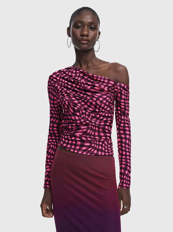 One shoulder blouse - 1