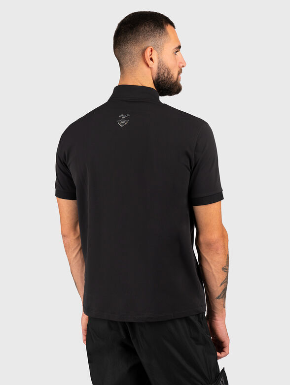 High-neck polo shirt - 3