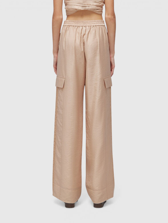 Wide leg lyocell pants - 2