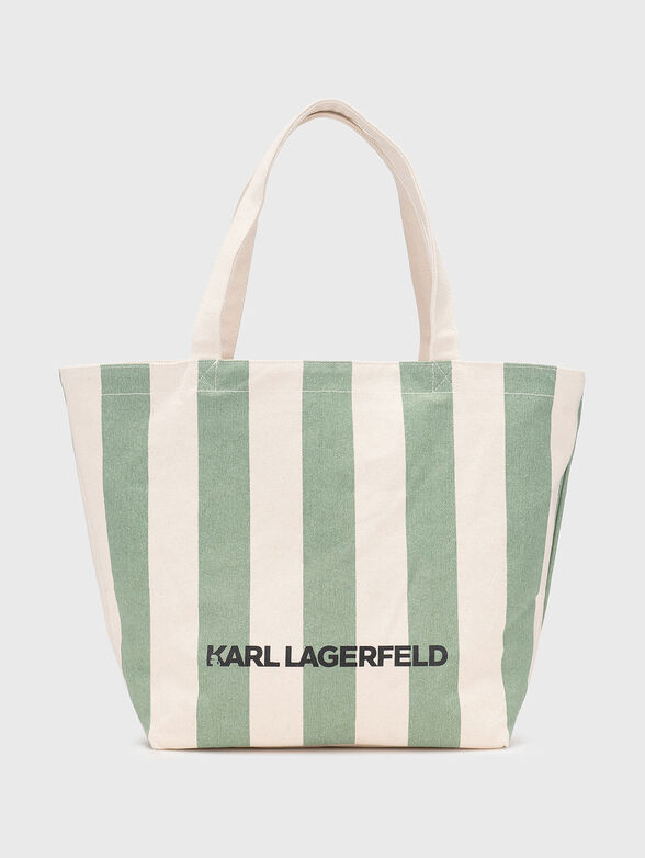 Big double faced bag with a print - 4