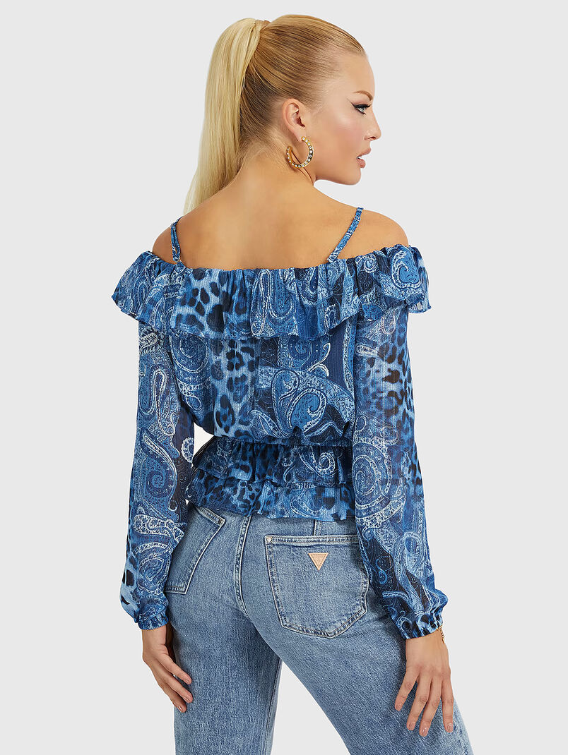 Blouse with paisley print - 3