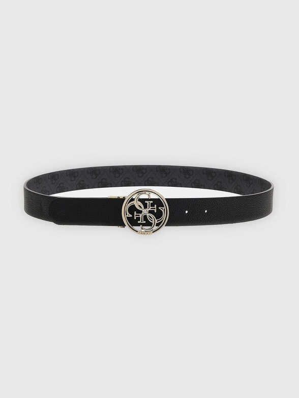 NOELLE double-face belt with logo buckle - 4