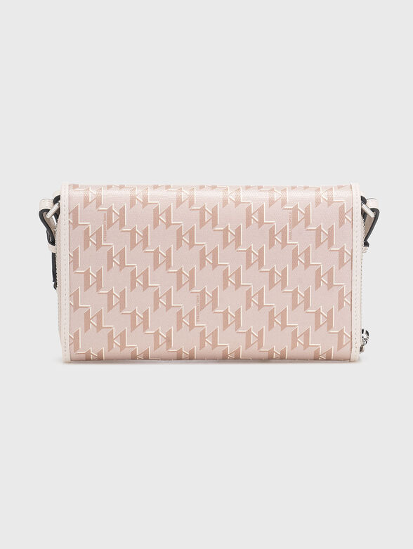 Crossbody bag with monogram logo print - 3