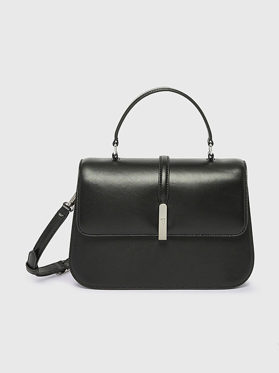 Leather bag with removable long strap - 1