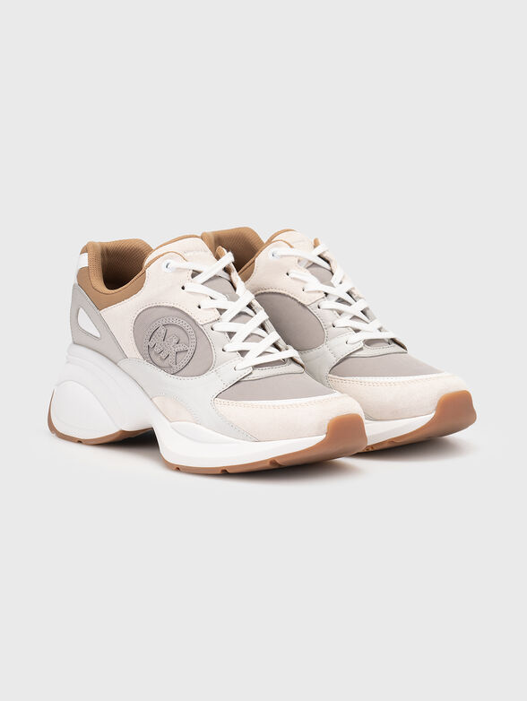 ZUMA leather sports shoes with logo - 2