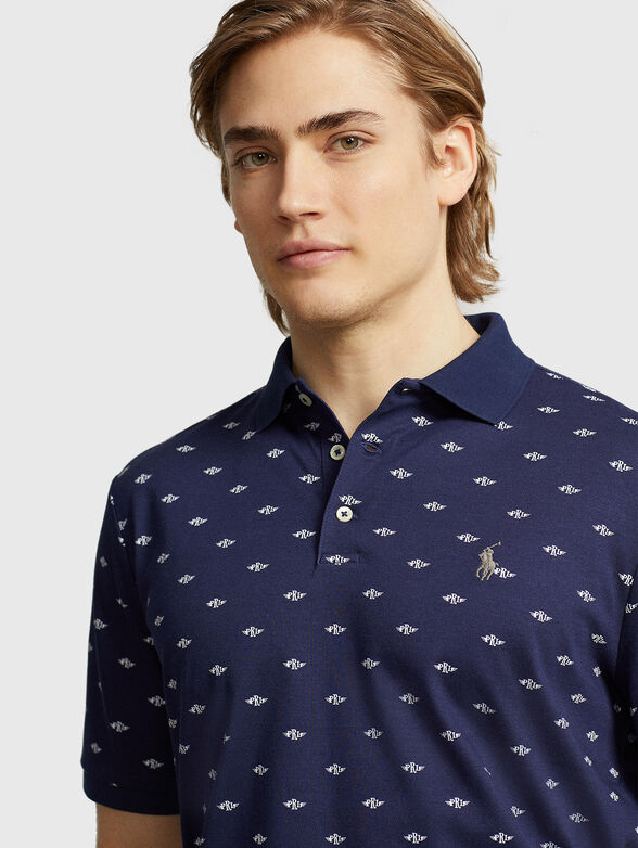 Monogram-logo effect Polo Shirt  - 4