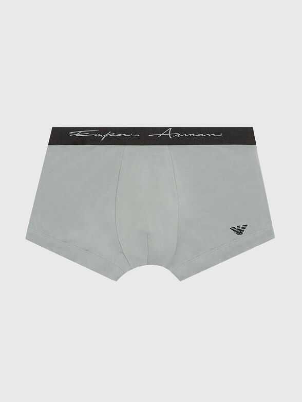 Boxers in black with logo - 1