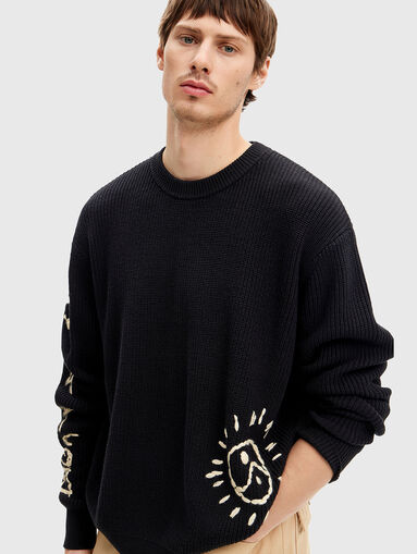 ALBERTO sweater with embroidery - 5