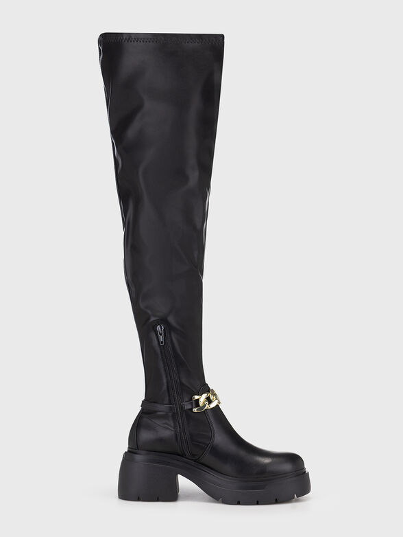 CARRIE 23 boots with accent chain - 4