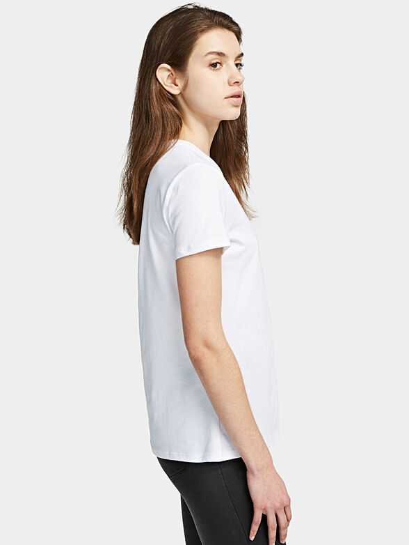 IKONIK Black T-shirt with maxi logo print - 2