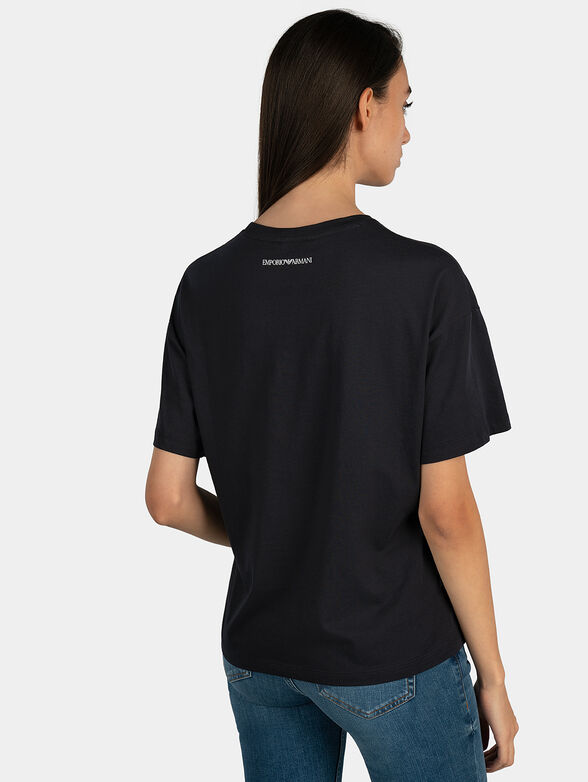 Cotton T-shirt with logo print - 3