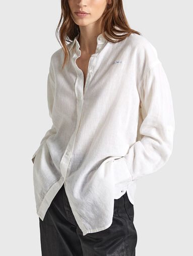 PHILLY cotton and linen shirt - 5