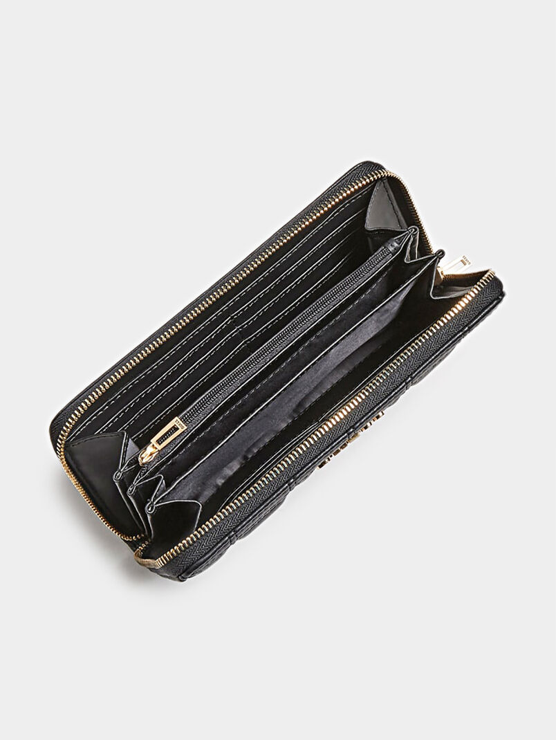 KAMINA Black quilted wallet - 3