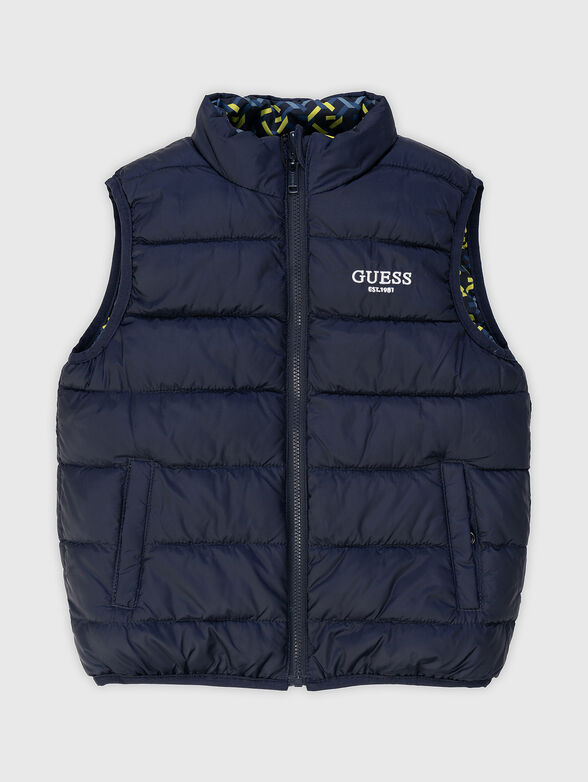 Double-faced vest with logo - 1