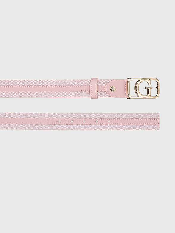 ZAMIRA belt with logo buckle - 2