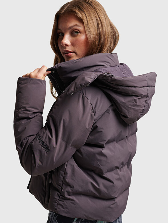 TRAIN BOXY padded jacket with hood - 2
