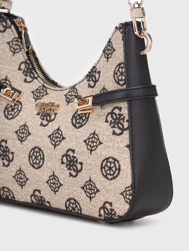 LORALEE hobo bag with monogram print - 4