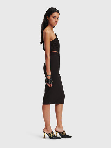 Slim dress with cutouts - 4