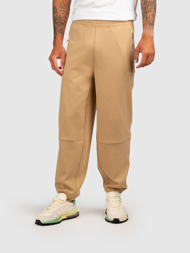 Cotton sports trousers with pockets - 3