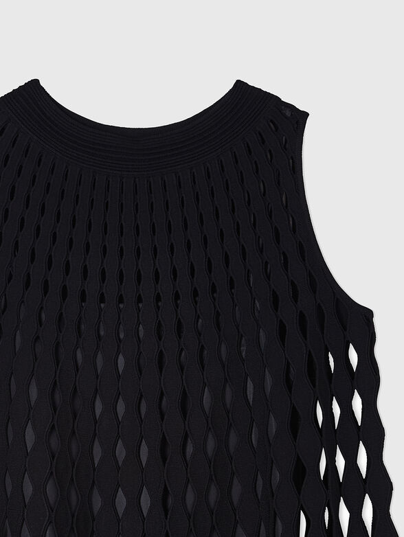 Black mini dress - 4