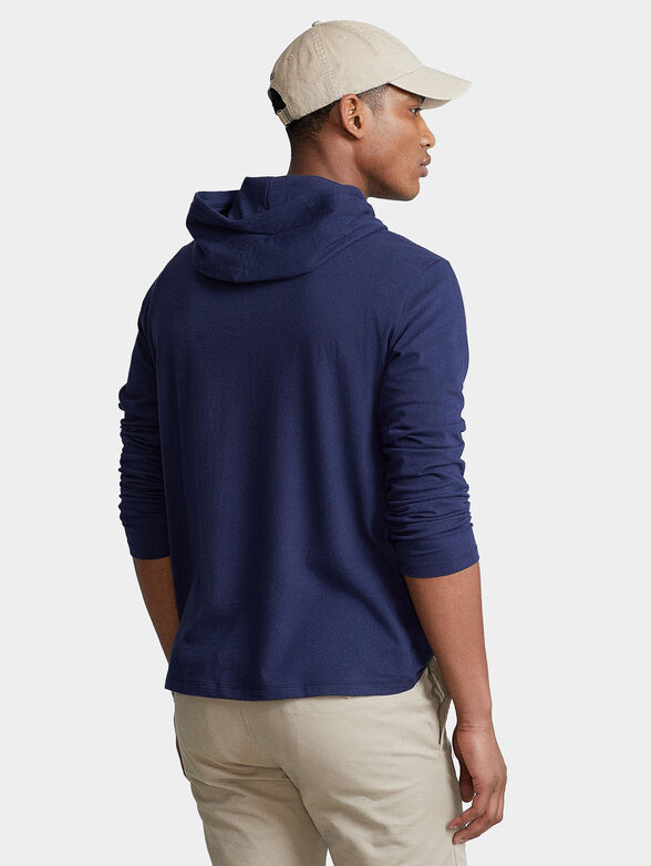 Hooded blouse with POLO BEAR print - 3