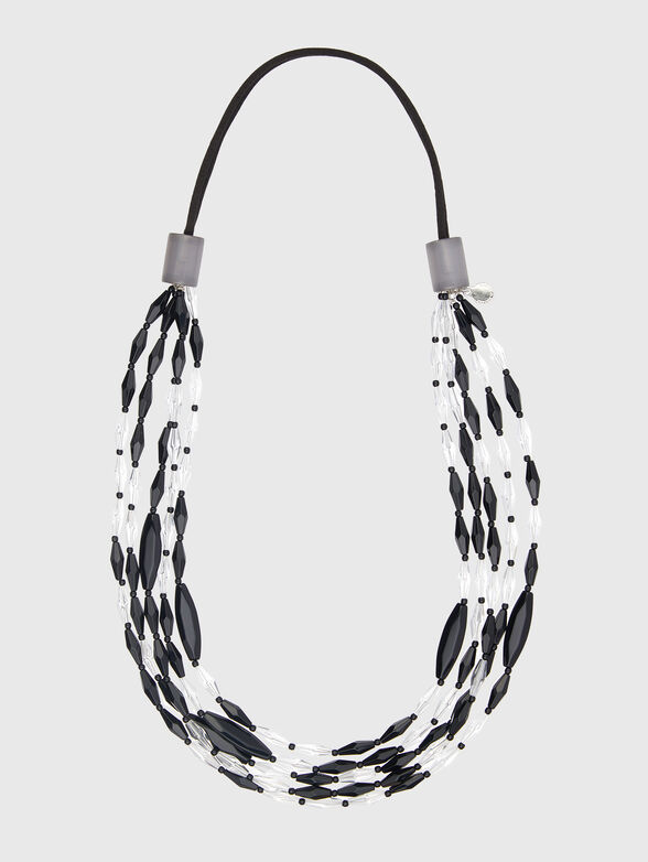 Necklace in black and white - 1
