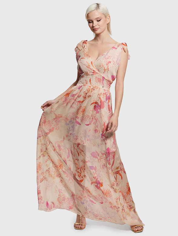 SMOCKED VENUS dress with V-neck - 6