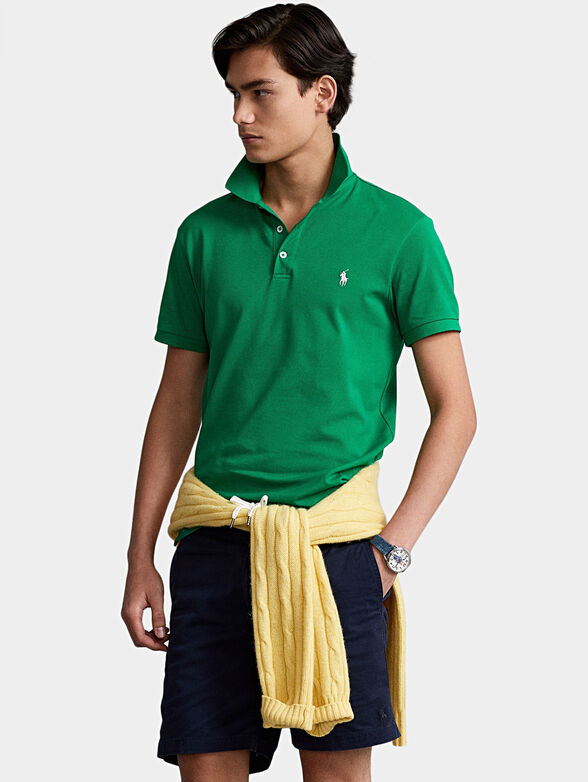 Polo shirt with logo embroidery - 1