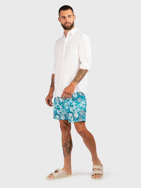 Printed beach shorts - 4