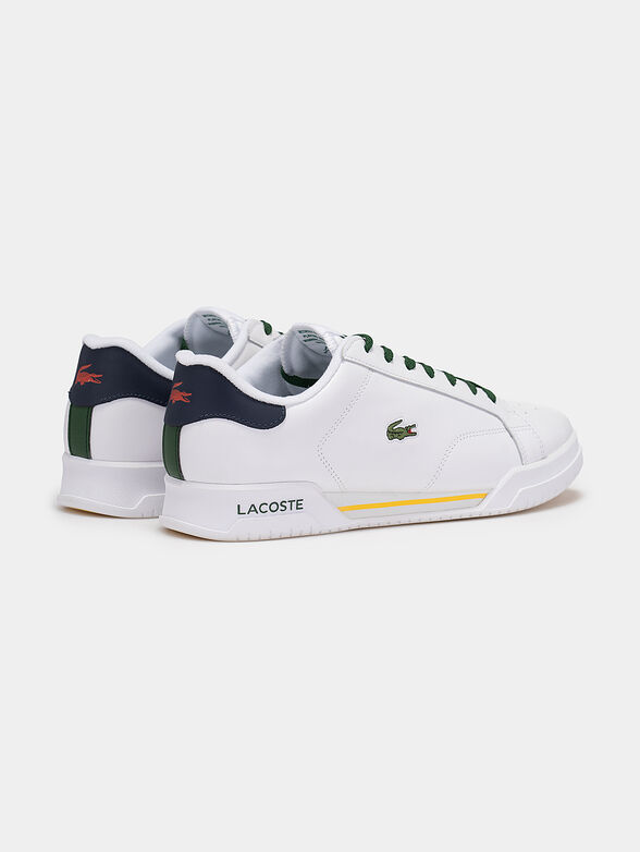 TWIN SERVE dark blue sneakers with accents - 3