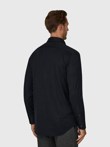Black cotton and silk shirt - 3