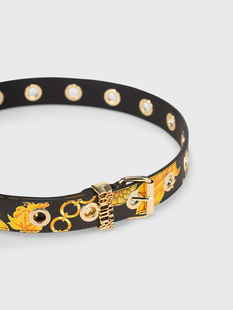 Monogram-print belt - 2