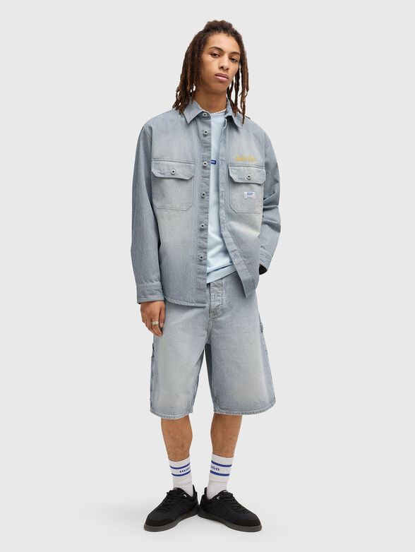 Oversized denim shirt - 2