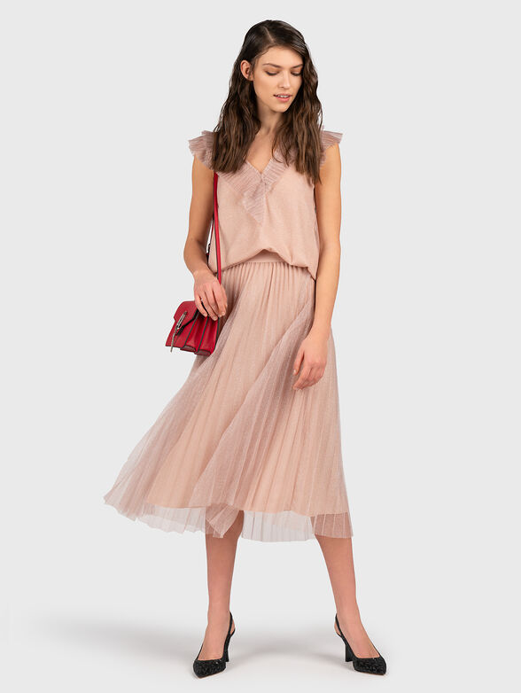 Pink tulle top - 2