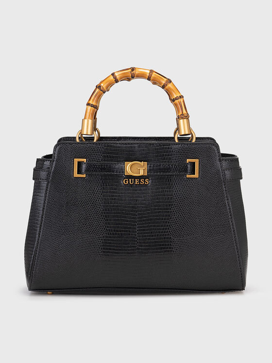 Black bag with accent handles - 1