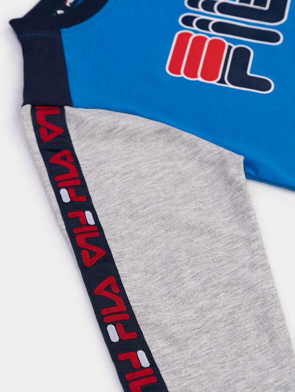 Blouse with logo print - 3