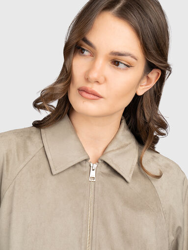 Bomber jacket with ties - 4