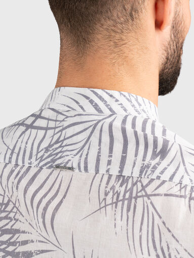 Shirt with mandarin collar - 4