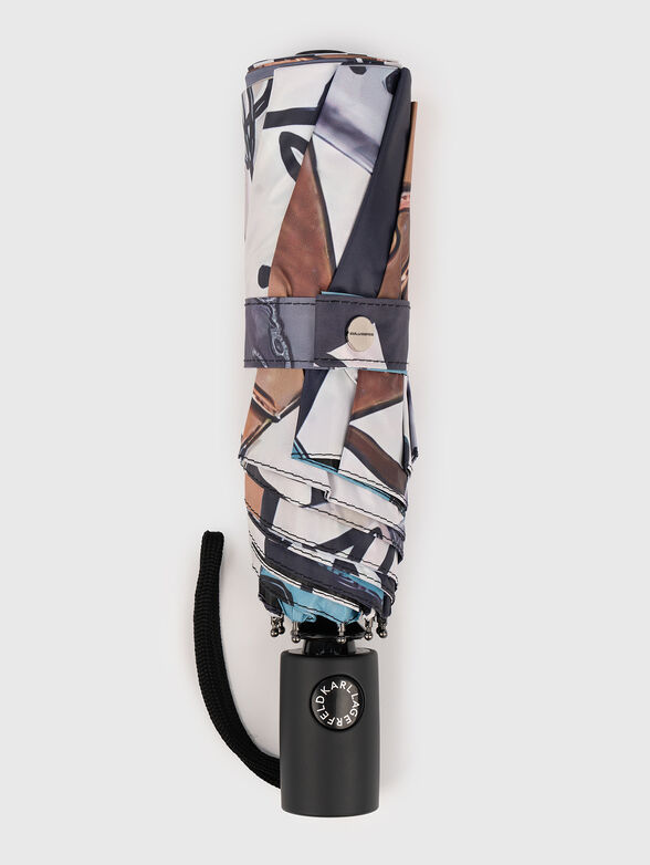 Multicolored printed umbrella - 3