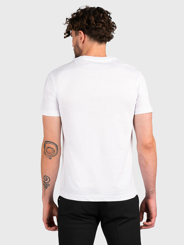 Cotton T-shirt with accent print - 2