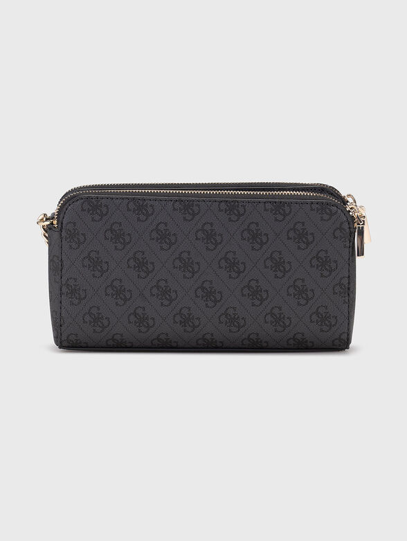 Crossbody bag with monogram logo print - 3